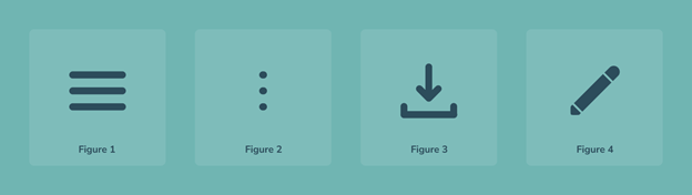 Common icons found in digital user interfaces.