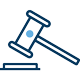 Icon of a gavel