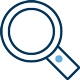 Icon of a magnifying glass