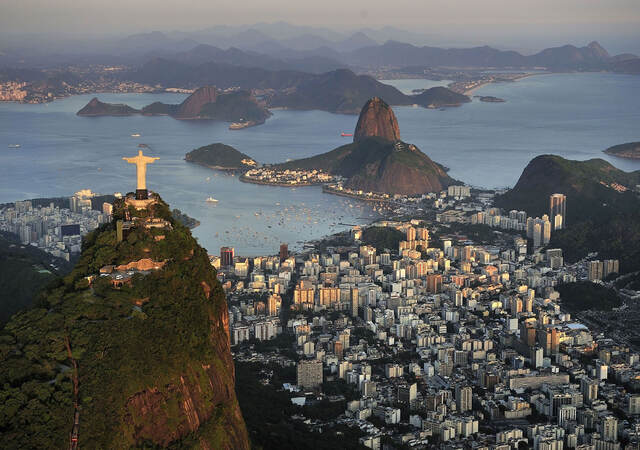 Aeriel view of Rio de Janeiro