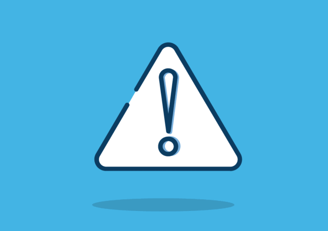 Triangle warning icon