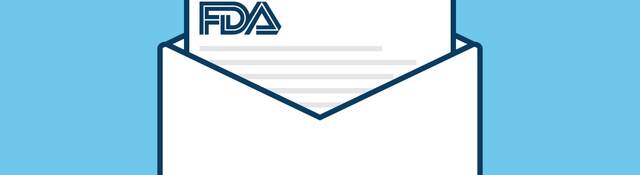 FDA notice in envelope