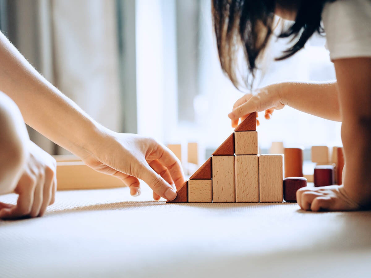 girls playing a game